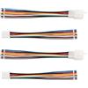 YIXISI 2 Paia 2.8mm 9 Pin Connettori Elettrici per Auto, 2.8mm Maschio e Femmina Connector con Cavo 140mm 20 AWG, per Moto, Bici, Auto, Barche, Nylon