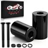 TDZ MOTO Tdz Prolunga per montanti manubrio da 5 cm per Harley Davidson, manubri da 3,1 cm, distanziali neri per moto, 1 paio