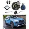 D'ANGELO 1988 Kit Ruotino di Scorta 17 compatibile con Toyota Rav4 Con Cric Chiave Sacca, Vite di fissaggio e Guanti 165/80R17