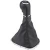 ZHjLut Compatibile con Opel per Corsa D 2006-2014 Pomello del cambio a 5 marce per auto leva del cambio cuffia copri-cuffia 009140093