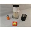 Motor Fun Sports Set di filtri (piccoli), compatibile con Airman AX 15, filtro dell'olio, filtro dell'aria, filtro del carburante