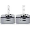 BIHEE Lampadina allo xeno D5S, 25 W, 6000 K, luce bianca HID, base in metallo, per auto, 2 pezzi