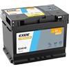 ROFIBA BATTERIE Batteria Auto Exide EA612 12V 61Ah 600A CCA Flooded - Premium L2 BASSA