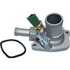 Peowuieu Termostato del liquido di raffreddamento per auto, termostato 55202176 55194029 per Grande Punto
