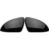 ZEALfix 1 paio di tappi per specchietti retrovisori esterni per Golf 7 Mk7 7.5 Gtd 2013-2017 nero lucido