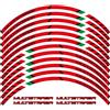 WYOERN Adesivi Riflettenti Per Cerchi Moto, Strisce Per Per Ducati Multistrada 1260 1200