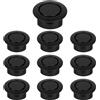 Fukaisu 10pz Tappi Fori Paraurti dell'Auto per Fori Sensore Parcheggio, Impermeabile Anti-Polvere Copri-Tappi del Paraurti Posteriore Accessori Universali per Auto (Nero)
