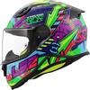 LS2, Casco Moto Integrale Bambino KID SVENT Gloss Blue Green, L
