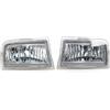 WSBOJXTH Blocchi luci antinebbia Compatibile Con Toyota Per Land Per Cruiser Per Prado FJ90 LC90 1999-2002 Paraurti Anteriore Auto Fendinebbia Copertura Lampada Marcia Diurna Senza Lampadina 8122160060(1 pair)