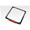 DPM race Cornice Targa 'Reflector' (AU270/1N) - 17x17 cm - Universale con Catarifrangente Catadiottro - Portatarga in Alluminio - Accessori De Pretto Moto (DPM Race) - 100% Made in Italy
