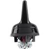 Sxhlseller Antenna Nera Lucida con Pinna di Squalo per Ricezione GPS gsm, OEM 5Q0035507B Adatta per 7 MK7 Standard Sportsvan, Materiale ABS + Metallo, Installazione Plug And Play