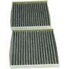 PURFLUX Filtro abitacolo AHC372-2 Filtro al carbone attivo Altezza: 26 Larghezza: 185 Lunghezza: 190 Compatibilità con BMW X3 F25 X4 F26, ALPINA XD3 F25