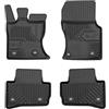 IMJ-Global Tappetini Auto Gomma No. 77 su Misura Compatibili con Jaguar F-Pace 2016-2025, Set Completo di Tappeti Auto TPE per Migliorare Look e Sportività, Tappetino Premium in TPE Durevole