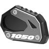 MotHeart Estensione in alluminio per V-Strom 1050 (DL 1050) V-Strom 1050XT (DL 1050XT) V-Strom 1050DE (DL 1050DE) V-Strom 1050DE Adventure supporto laterale moto accessorio (grigio)