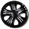 JESTIC Set di 4 copricerchi neri lucidi modello FUNB 15