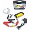 10ELED Avviatore di Emergenza Batteria Auto e Moto 600A, 50800 mAh, Ricaricabile con Porte USB, Luce 3 LED, Valigetta Portatile, Motori Fino a 5L Benzina/3L Diesel, Torcia LED e Doppia USB con Accessori