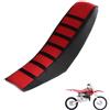generico copri sella moto Compatibile con Honda CR 85,Protezione solare e antiscivolo, accessori per moto coprisella moto (Black red)