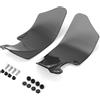 ZCera Cupolino Moto Per BMW GS1200 R1200GS R1200GS Per ADV 2004 2005 2006 2007 2008 2009 2010 2011 2012 Parabrezza Laterale Deflettore Del Paravento Per Moto(Nero)