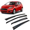 CarJoy Deflettore per aria Deflettore per pioggia Deflettore per finestrini laterali Compatibile con Ford Fiesta Hatchback 2010-2020 Protezione dal vento e dalla pioggia per finestrini auto Adesivo