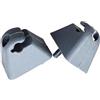 Wivplex Clip for gancio for visiera parasole, staffa for fibbia, for Opel, for Astra F Tigra Carlton Cavalier Combo Corsa C Vivaro Vectra A Clip per aletta parasole per auto