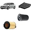 OP Kit tagliando 3 filtri per Volkswagen Golf 6 VI 1.6 benzina,BGU/BSE/BSF