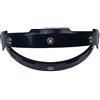 Generic Moto Nero UV Adattatore Flip Up Base Attacco per 3-Snaps Bubble Shield Viso Casco Accessori Base Casco