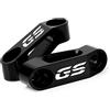 Modeer per B.MW R1250GS 2018-2023 Estensori di risers per specchietti retrovisori per moto r1250gs r 1250 gs Accessori Colore: Nero