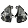 aVDB-moto Coppia Frecce Anteriori Freccia compatibile con KAWASAKI ER6 N ER-6N ER6N ER-6 N ER650C 2009-2011, ER-6F ER6F ER-6 F ER6 F EX650C 2009-2011 (Fumè Nero)
