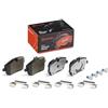 Brembo - Xtra - P 50 045X - Pastiglia Freno - Anteriore, set di 4 | Compatibile con: MERCEDES-BENZ C-CLASS, C-CLASS Coupe, C-CLASS T-Model, CLC-CLASS, CLK, SLK
