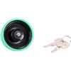 Generico Tappo Serbatoio Carburante con Chiave omologato per Fiat Punto - Punto 93>99 Benzina (Speciale Colore Verde)