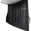 ALNIYATX Tendine divisorie per auto, 190 x 120 cm, universali per furgone, tendine per la privacy, colore nero, divisorio per sedile anteriore e posteriore