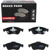 KAMOKA Kit pastiglie freno, Freno a disco JQ101446 Compatibile con: FIAT 500X, JEEP RENEGADE SUV