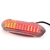 UNKNOWN Fanale posteriore STR8 Lexus LED, con funzione indicatore di direzione per Piaggio NRG Power, con marchio di controllo