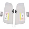 FortunateSweet Set di 2 alette parasole sinistra e destra, per C3 II/per SC 1.0/1.1/1.2/1.4/09-16 1613251480, facile installazione
