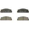 ABE Kit pastiglie freni Anteriore non predisposto per visualizzazione avviso usura C1F006ABE Compatibilità con FIAT Panda Hatchback 141 FIORINO Furgonato 146, ROVER MINI, LANCIA DELTA I 831AB0
