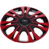 Mikinona Copricerchio per Veicoli 13 Pollici, Coperture Ruota in PP, Impermeabili, Accessori per Ruote, 1 Pezzo Rosso