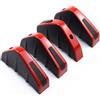 BSWNSJZT per Alfa Romeo 147 2000-2025 Auto Diffusore Paraurti Posteriore, 4 Tappi Auto Labbro Inferiore Spoiler Splitter Anti Collisione Accessori, Red with Black Cover