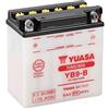 YUASA BATTERIE YB9-B aperto senza acido