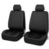 DSSJDKH Coprisedile Auto Coprisedili In Pelle Per Nissan Per Qashqai Per X-Trail 350z Per Altima Per Juke Per Lannia Per NV200 Set Copri-Sedile Universale(2Seats-Black)