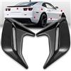 KATUR Air Vent Hood Decorative Air Flow Presa Adesivo Universale per Auto Air Flow Vent Hood Air Flow Vent Sticker (Nero)