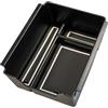 MEDZUK Console Centrale Auto Compatibile con Dacia Duster 3 2024-2025 2026 Scatola Bracciolo portaoggetti, Organizer Vassoio Accessori con Tappetino Antiscivolo (Bianco)