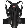 Zandonà HYBRID BACK PRO X6, Nero, S (Altezza 158-167cm, Giro Vita 78-85cm)