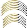 IRIDEA DESIGN adesivi cerchi moto oro opaco compatibile con YAMAHA XT ZE SUPER TENERE 1200 2010-2022
