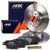 ATEC Germany Set freni asse posteriore incl. dischi freno Ø 251 mm pieni + | Compatibile con: CHRYSLER DELTA, FIAT BRAVO II, BRAVO Van, MULTIPLA, STILO, STILO Multi Wagon, STILO VAN, LANCIA DELTA III