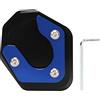 KIMISS Supporto per cavalletto per moto Extender per cavalletto laterale per supporto piastra di ricambio per 800MT 2020-2023 in alluminio CNC resistente (blu)
