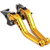 TREONK Leva Freno e Frizione - Regolabile Leva Frizione Moto Accessori Set Leve Maniglia Scooter Compatibile MT07 MT09 SR 2014-2020 MT10 2016-2020 TENERE 700 2019-2021 XSR700 ABS NIKEN GT TRACER 900