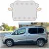 DDHHBH Parasole Auto Parabrezza per Peugeot Rifter,Parasole Auto Esterno Magnetico Pieghevole Utilitaria Portatile Bambini Proteggi Cruscotto Copri Parabrezza Anteriore Contro i Raggi UV