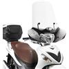 GIVI 169A PARABREZZA TRASPARENTE 56,5X71,5CM DA ABBINARE A STAFFE NON INCLUSE
