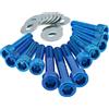 STR8 Viti per coperchio motore STR8 Minarelli, blu