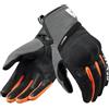REV'IT! Revit Mosca 2 Guanti da moto, nero/arancione, L